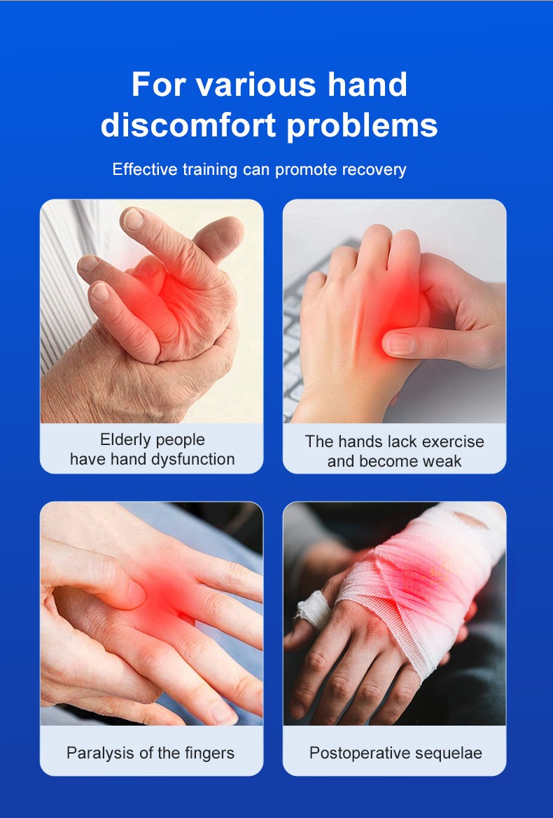 Hand Finger Rehabilitation Exerciser Robot Gloves For Recovery Stroke Hemiplegia