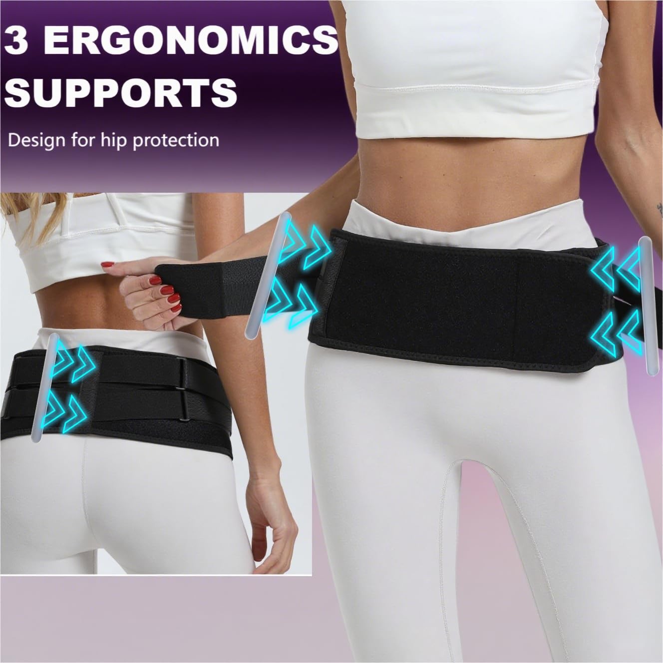 Sacroiliac Hip Belt for Women and Men Anti-Slip and Pilling-Resistant