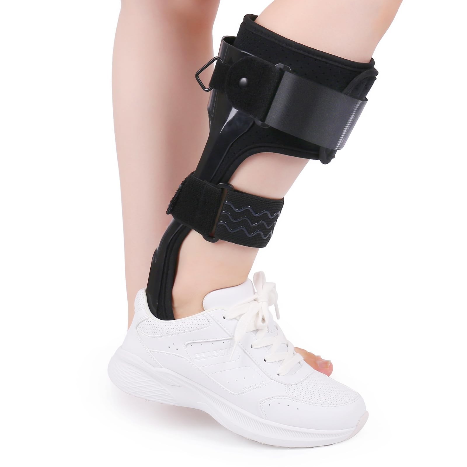 Drop Foot Stabilizer AFO Brace Walking Shoe Ankle Orthosis Stroke Left Large