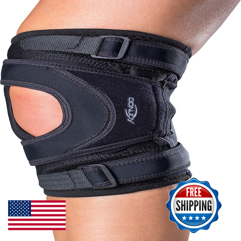 Donjoy Tru-Pull Lite Knee Support Brace For Women And Men Adjustable