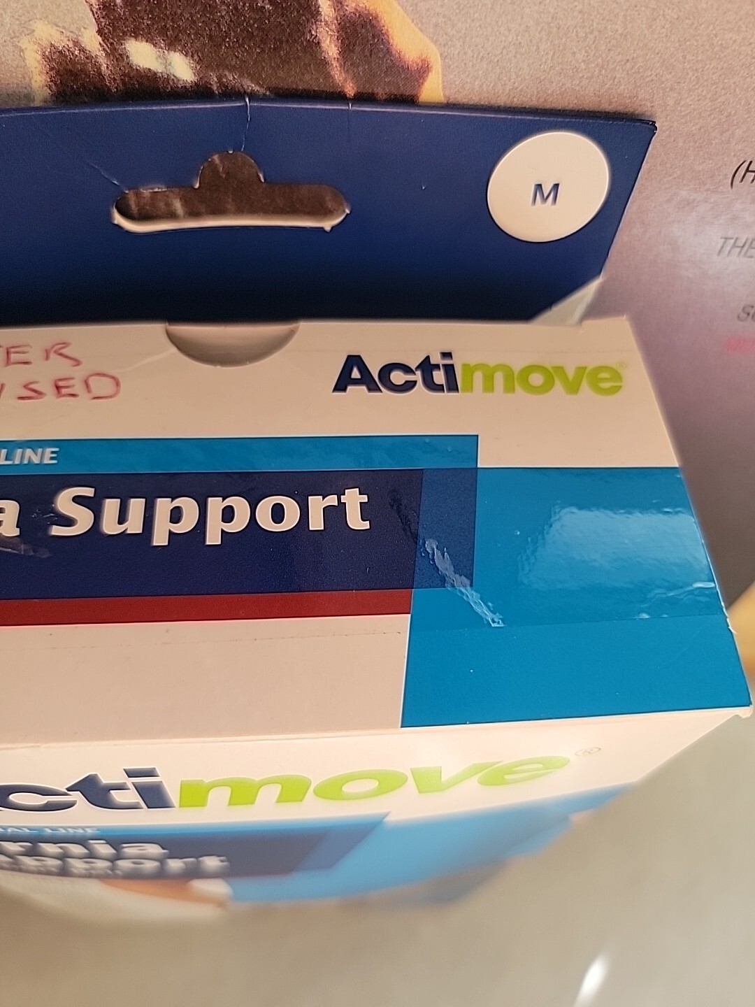 Actimove Hernia Support Belt Size Medium New Open Box Never Used