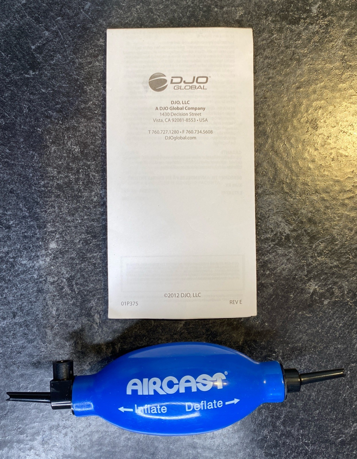 Aircast XP Walker (Extra Pneumatic) Walker Boot Large 01P-M Medium with Inflator