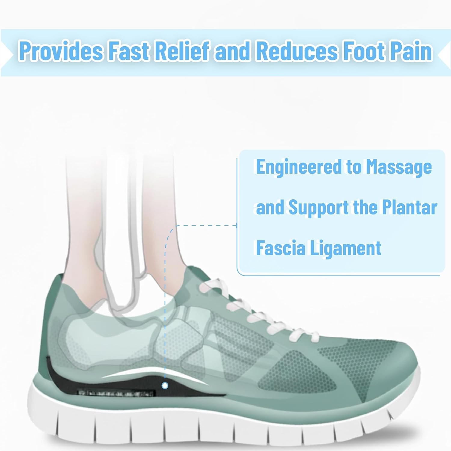 Plantar Fasciitis Relief with Dr. JK Small Heel Cups – Shock-Absorbing Design