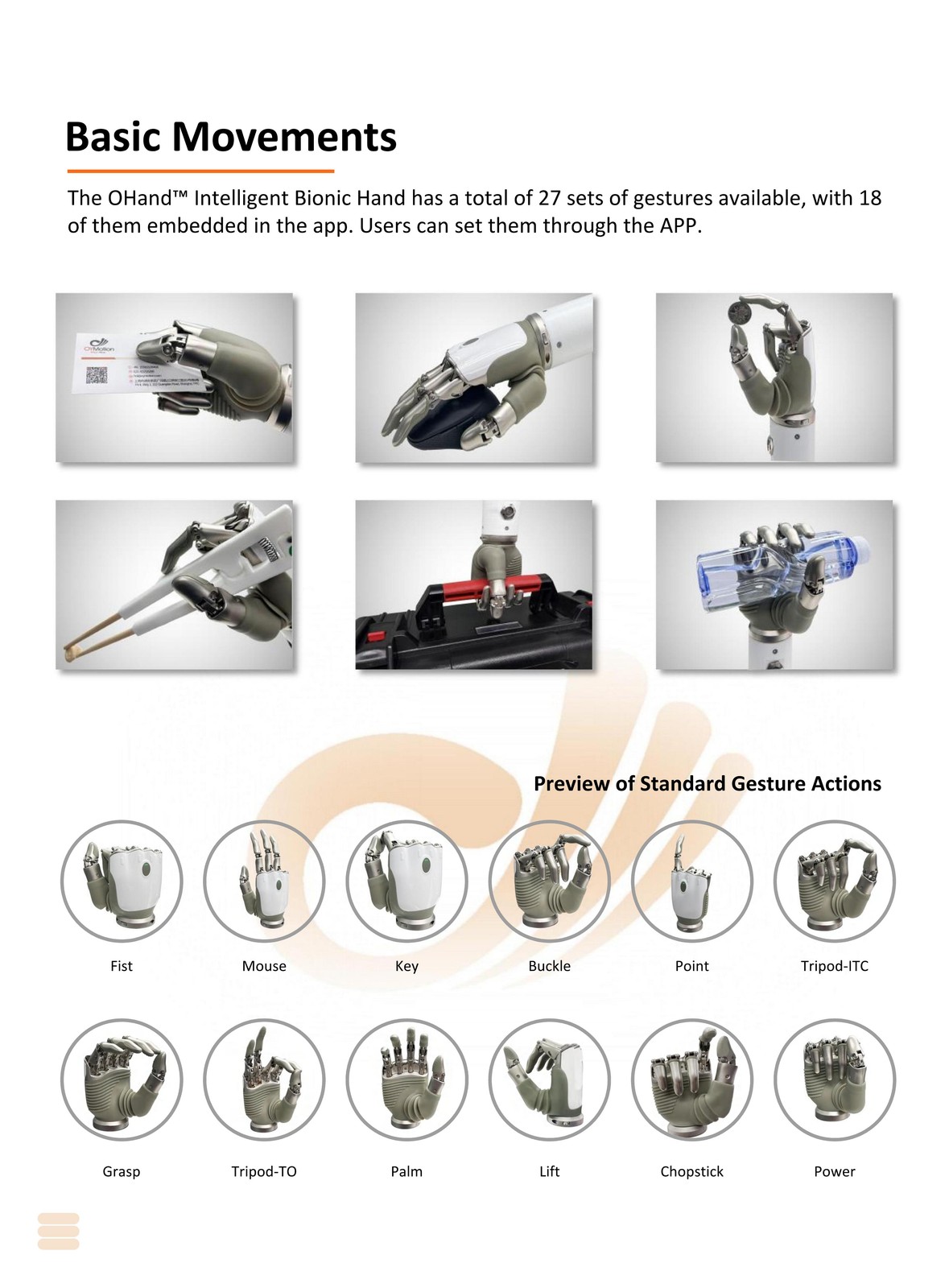 OHand PRO 8-Sensor Myoelectric AI Bionic Hand for Upper-Limb Amputees