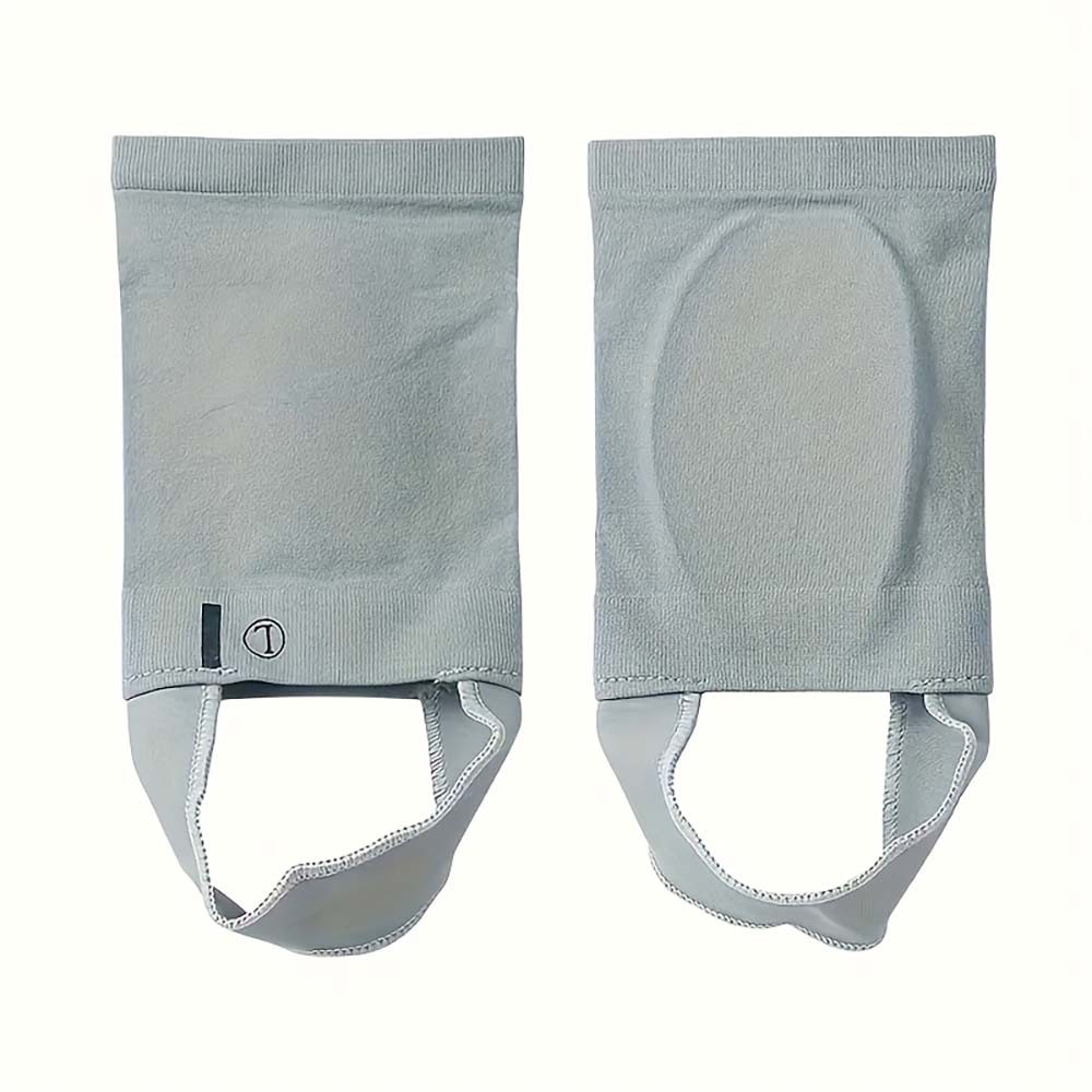 Breathable Durable Non-Slip Foot-Care 2 Pairs of Silicone Pad Arch Support Socks