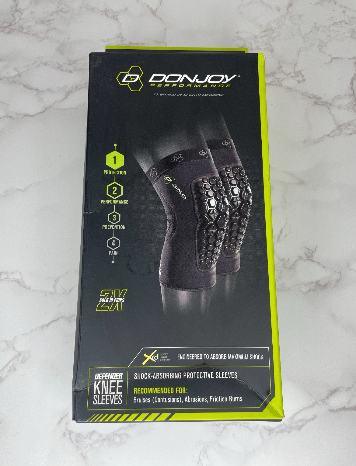 DonJoy Performance Defender Knee Sleeves – Black Size S