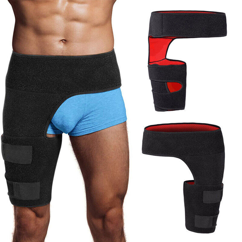Copper Brace Compression Groin Thigh Sleeve Hip Support Wrap for Sciatic Nerve