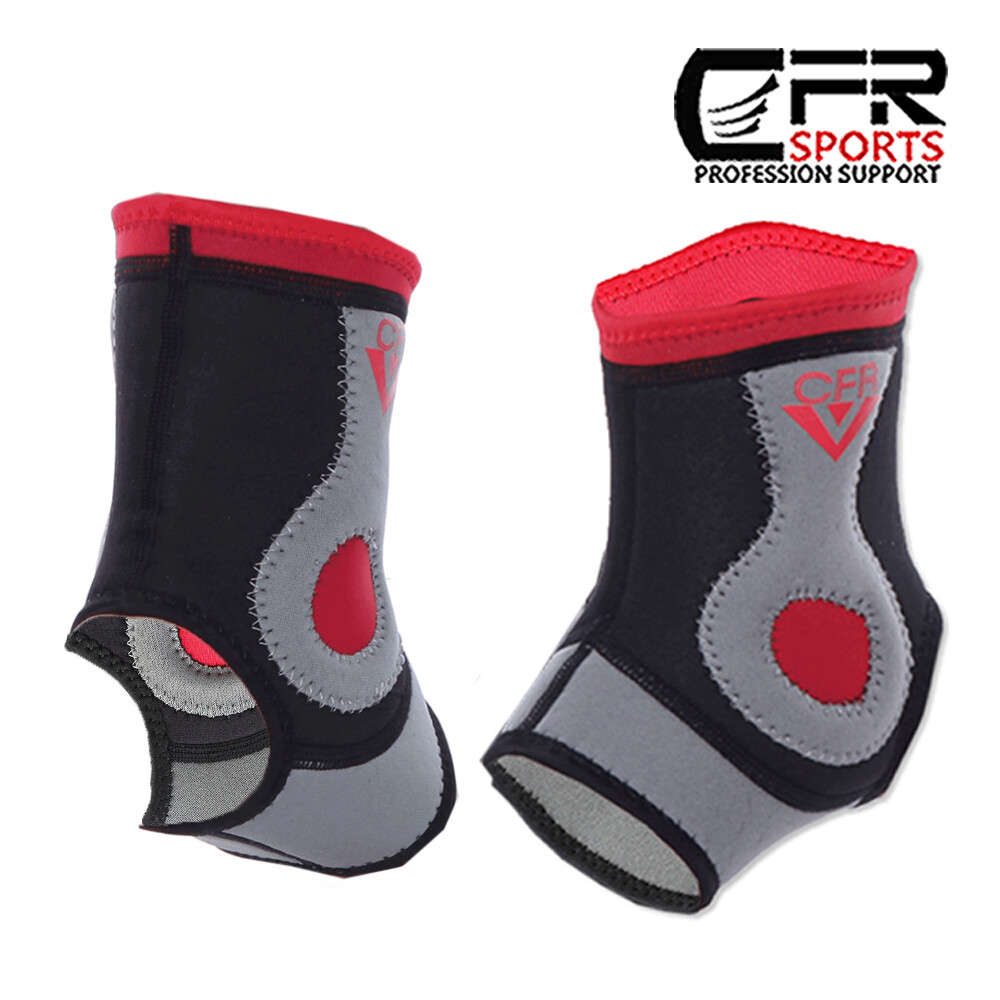 Ankle Foot Compression Wrap Sleeve Bandage Brace Support Sport Pain Protection @
