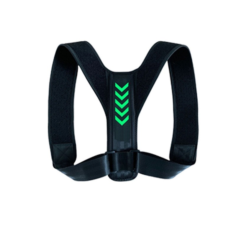 Posture Corrector Back Brace Adjustable Shoulder Support Men Women Unisex Black