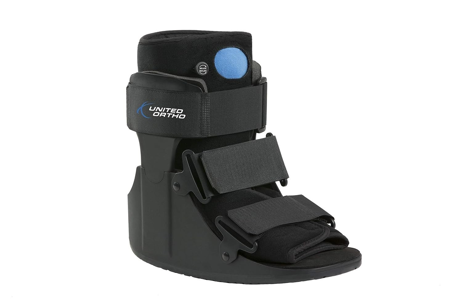 United Ortho Short Air Cam Walker Fracture Boot Extra Small 14111 Black