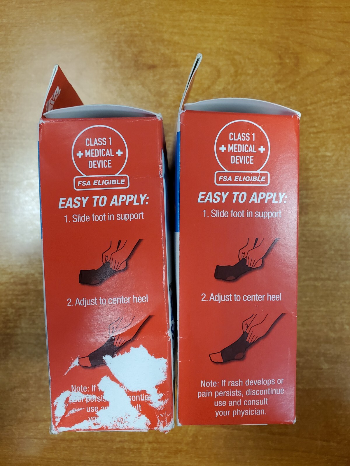 2 Pack: Mueller 4-Way Stretch Ankle Moderate Support LG/XL DAMG BOXES E11C