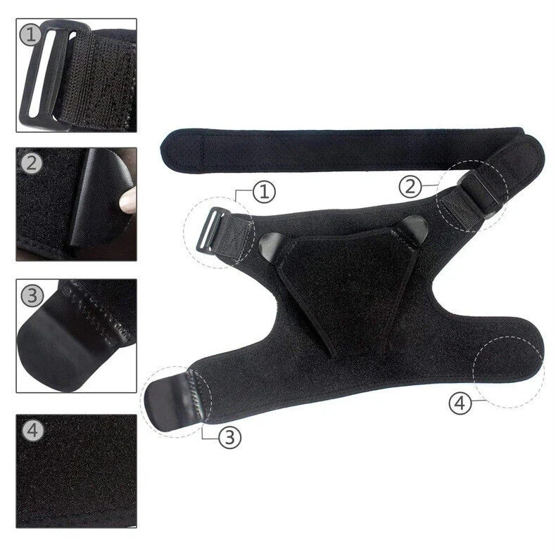 Adjustable Shoulder Brace Rotator Cuff Support Pain Relief Left/Right Sports 🩺.
