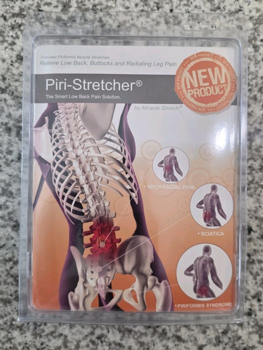 Miracle Stretch Piri-Stretcher Piriformis Hip & Lower Back Stretch Device New
