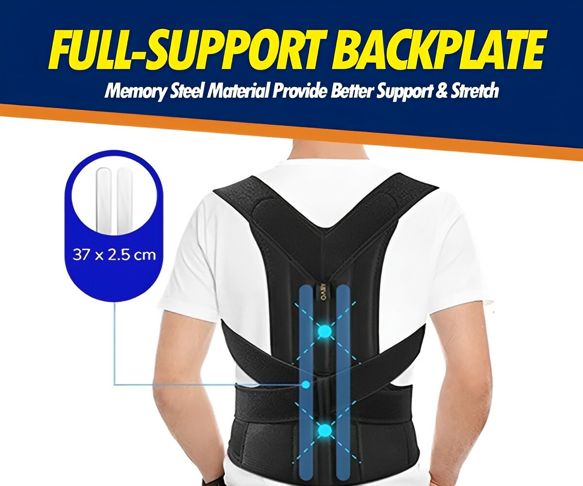 Posture Corrector Brace Back Spine Support Fixing Belt Hunchback Correction Belt