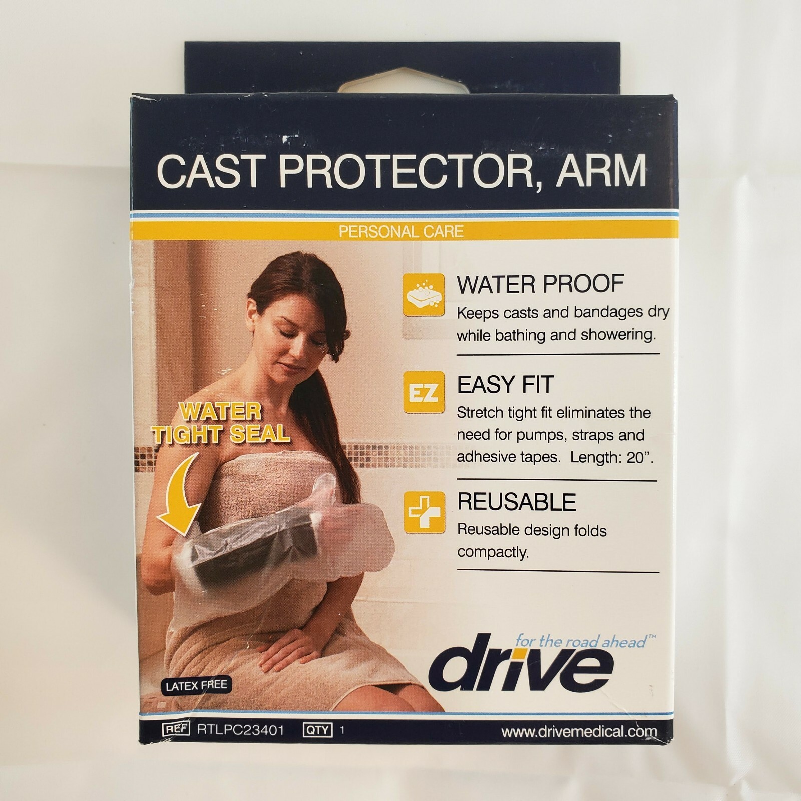 Set of 2 Drive Medical Cast Protector Arm Medical Waterproof Easy Fit Reusable