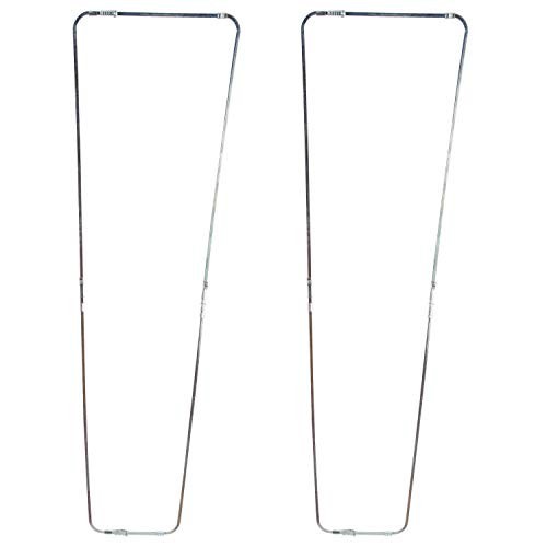 Pants Stretcher Set of 2 Wrinkle Free Adjustable Steel Silver