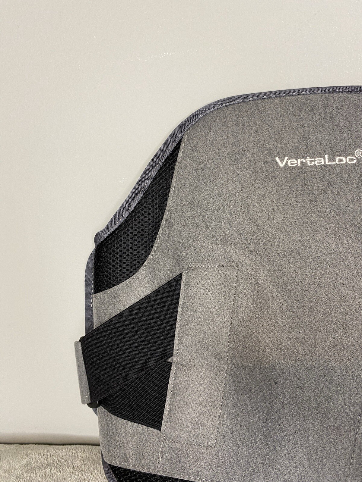 VertaLoc Flex Fit Pro Plus Back Brace Size Medium Black/gray