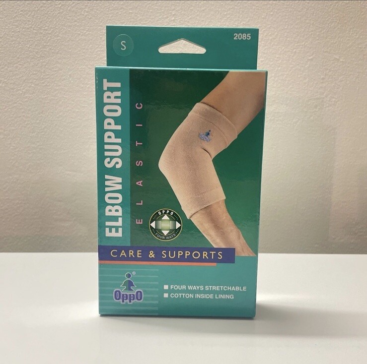 OPPO Model 2085 4-way Stretch Elastic Elbow Support, Unisex Size Small