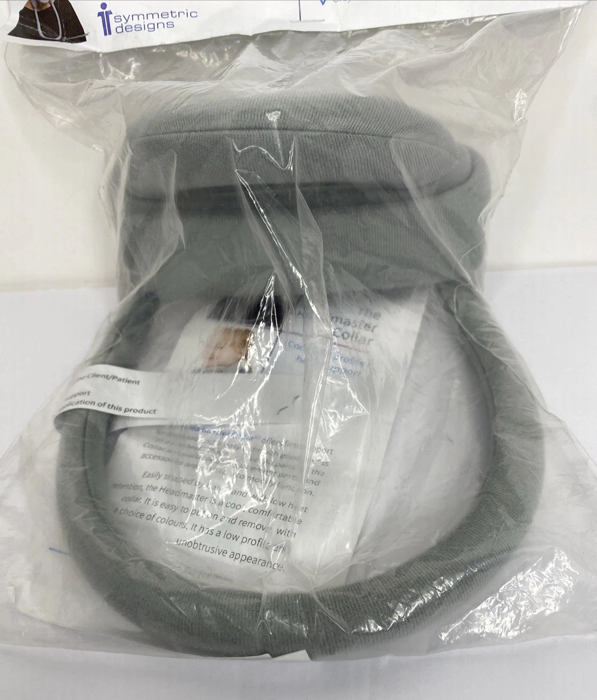 Headmaster Gray Cervical Collar Adjustable Neck Support, Gray, Medium HMC02