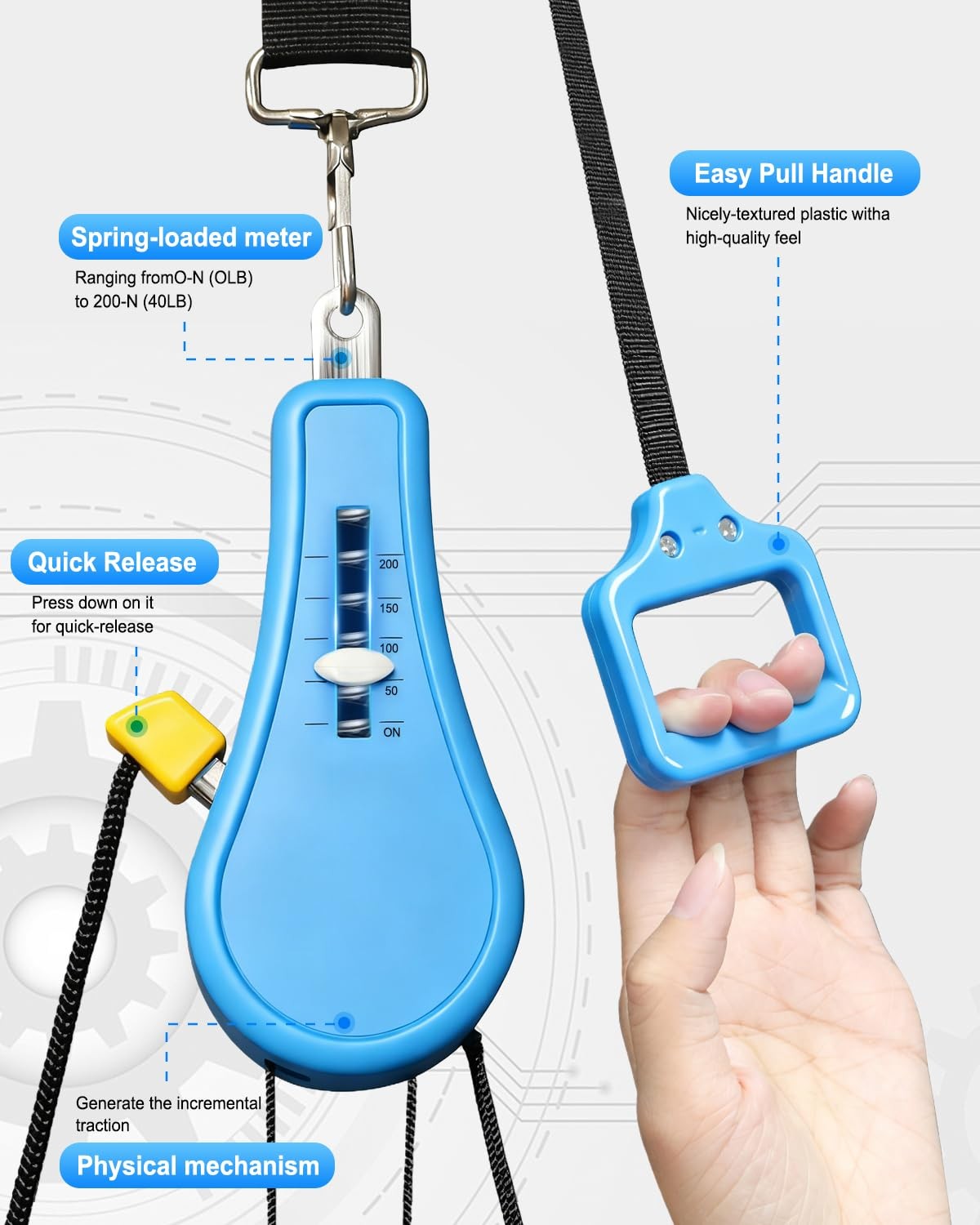 Cervical Neck Traction Device Hammock Over The Door Traction for Neck Tool,Ho…