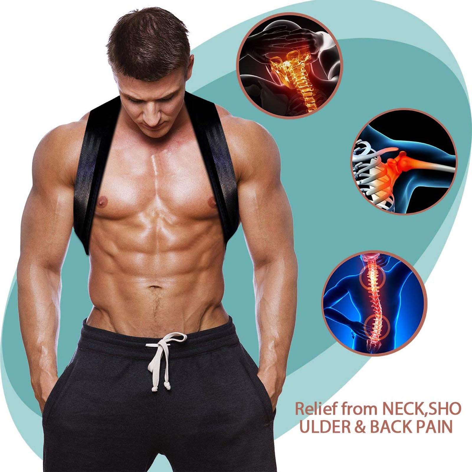 Adjustable Back Posture Corrector for Women & Men – Shoulder Support Brace US