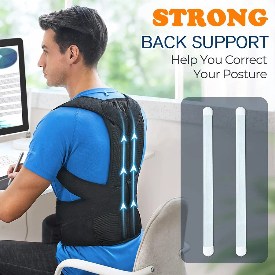 Back Brace Posture Corrector for Men and Women – Upper and Lower Back Support