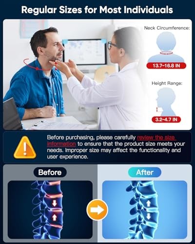 GRAY – HYBODIES CERVICAL TRACTION DEVICE AIR COLLAR: INFLATABLE NECK STRETCHER