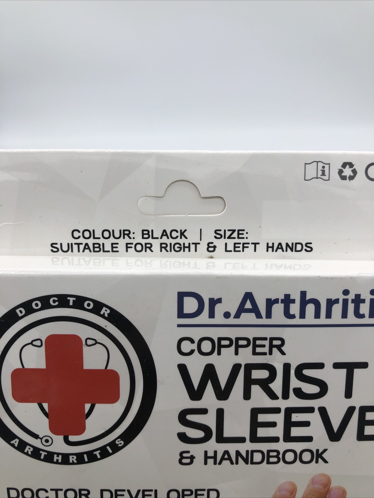 Dr. Arthritis Copper Infused Wrist Sleeve Compression Sleeve Size Xl