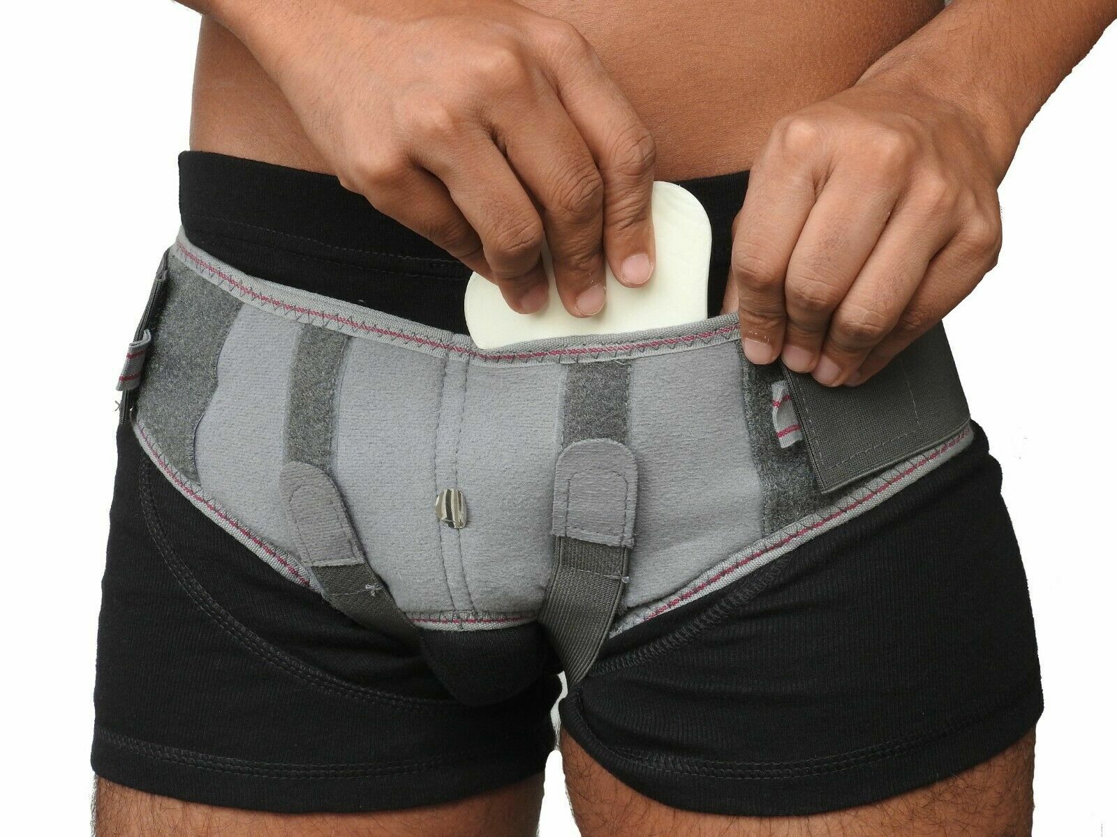 WC Inguinal Groin Single Hernia Support Belt LEFT& RIGHT Side Double Truss Pads