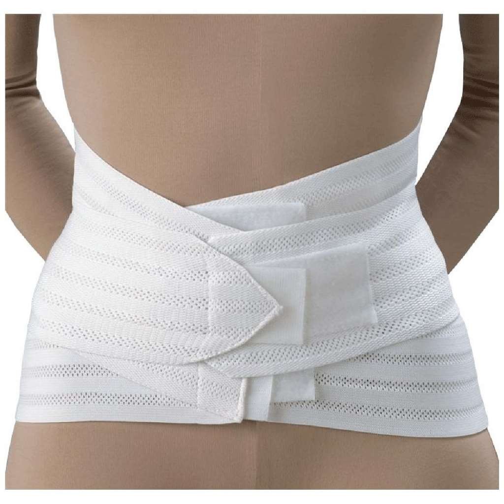 FLA Ventilated Back Support Small White