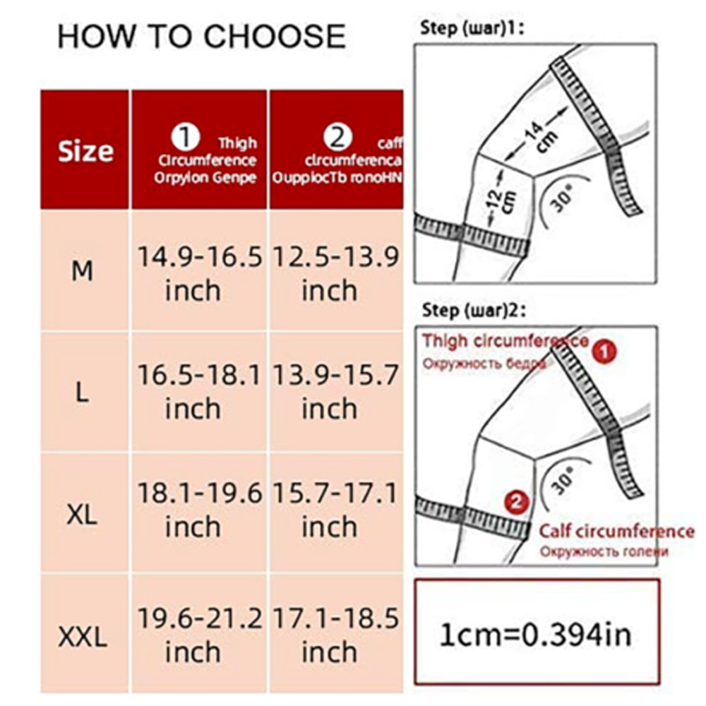 Knee Brace Support Compression Sleeves Gym Weightlifting Crossfit With Strap US