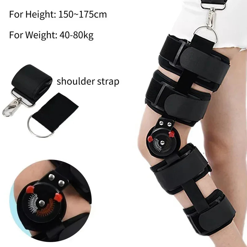 Model Orthopedic Support Stabilizer after Surgery Adjustable Hinged Knee Brace K