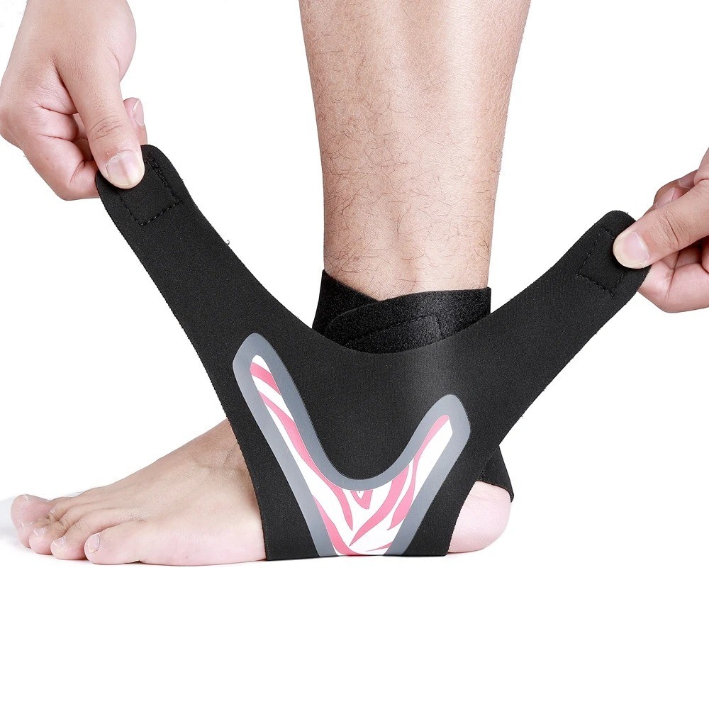 Ankle Brace Support Compression Sleeve Pain Relief Plantar Fasciitis Foot Wrap