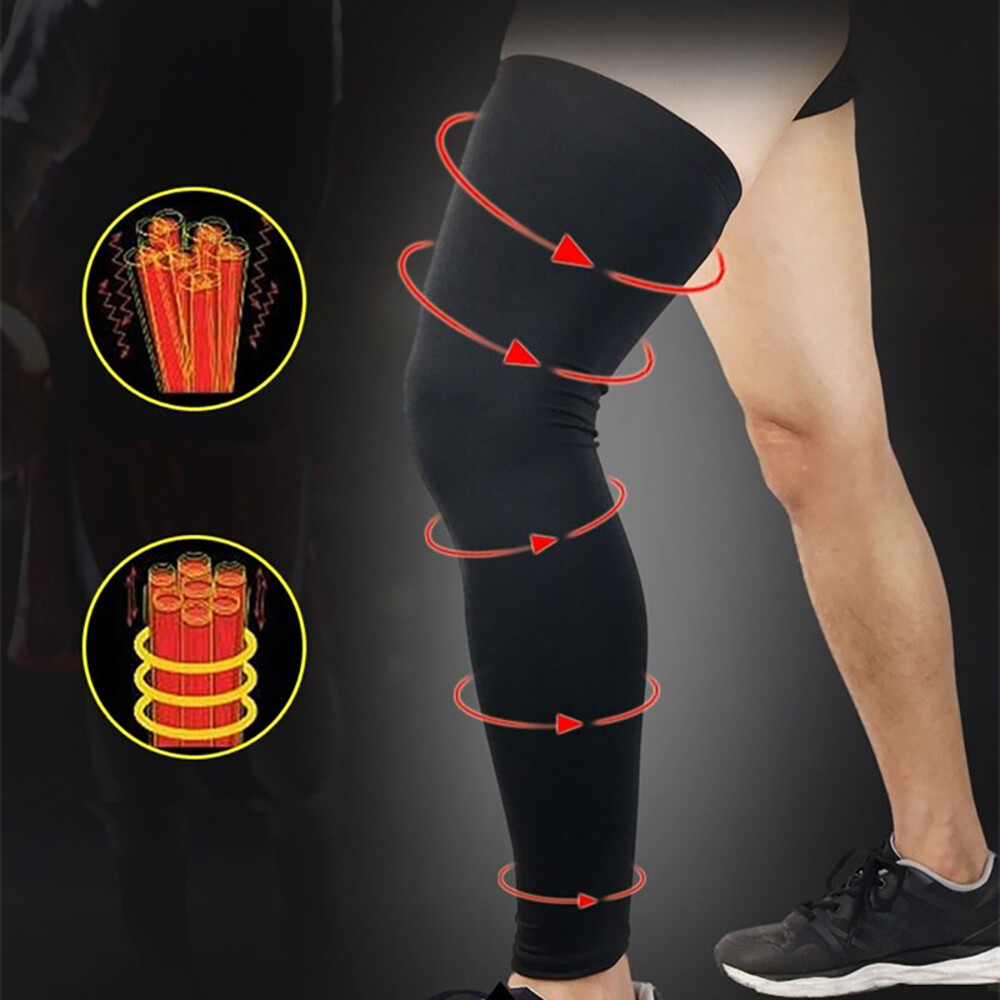 Thigh High Compression Sleeve Socks Leg Pain Relief Knee Brace Support Men Women