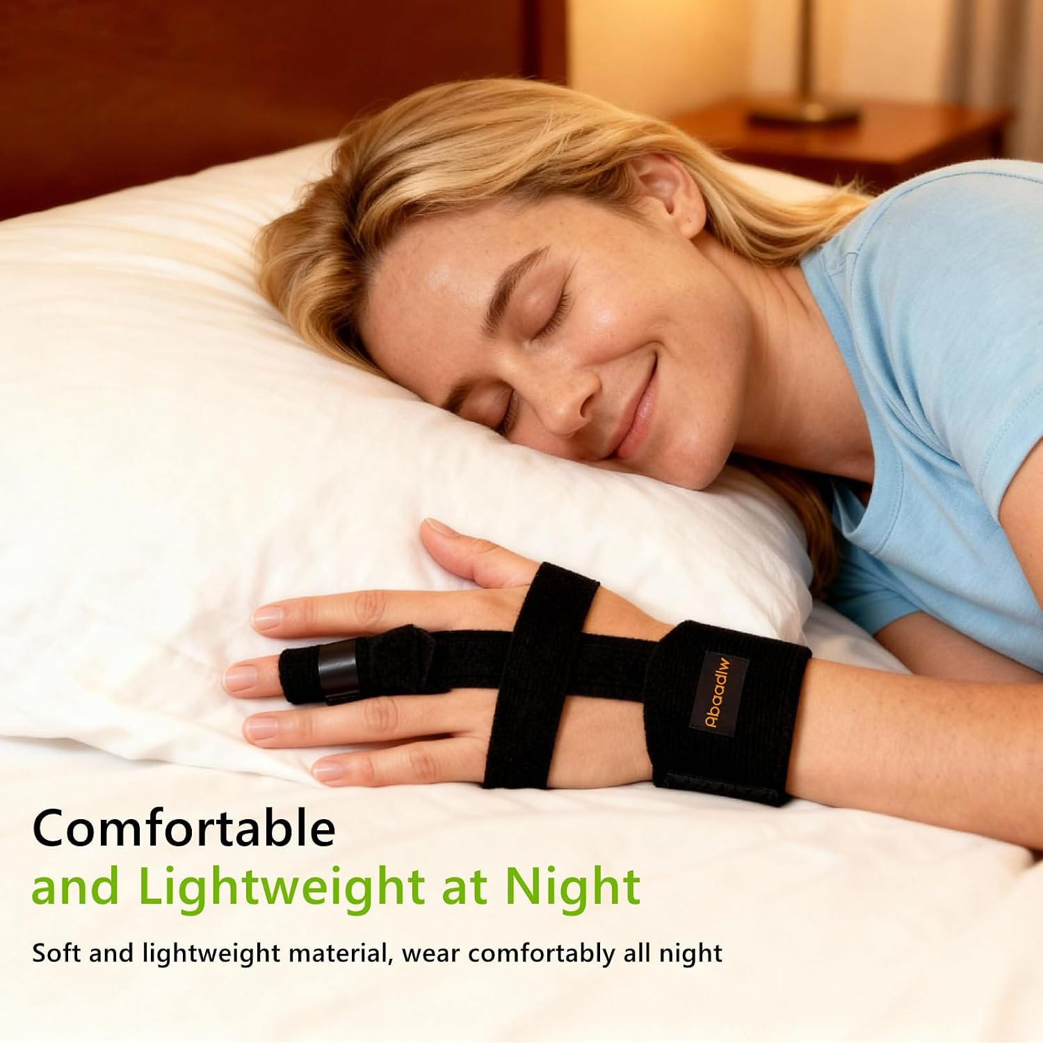 Trigger Finger Splint 2 Pack, Hand Brace for Index, Middle & Ring Fingers | One