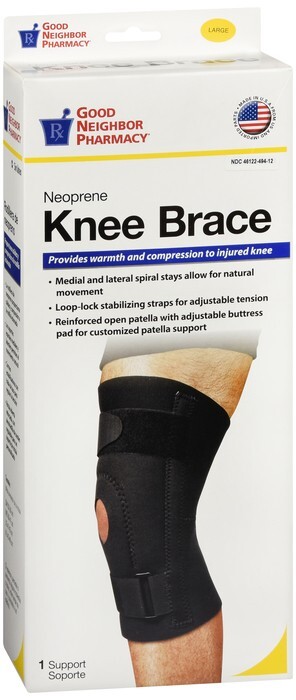 GNP KNEE DELUXE PATELLA NEO BLACK MD