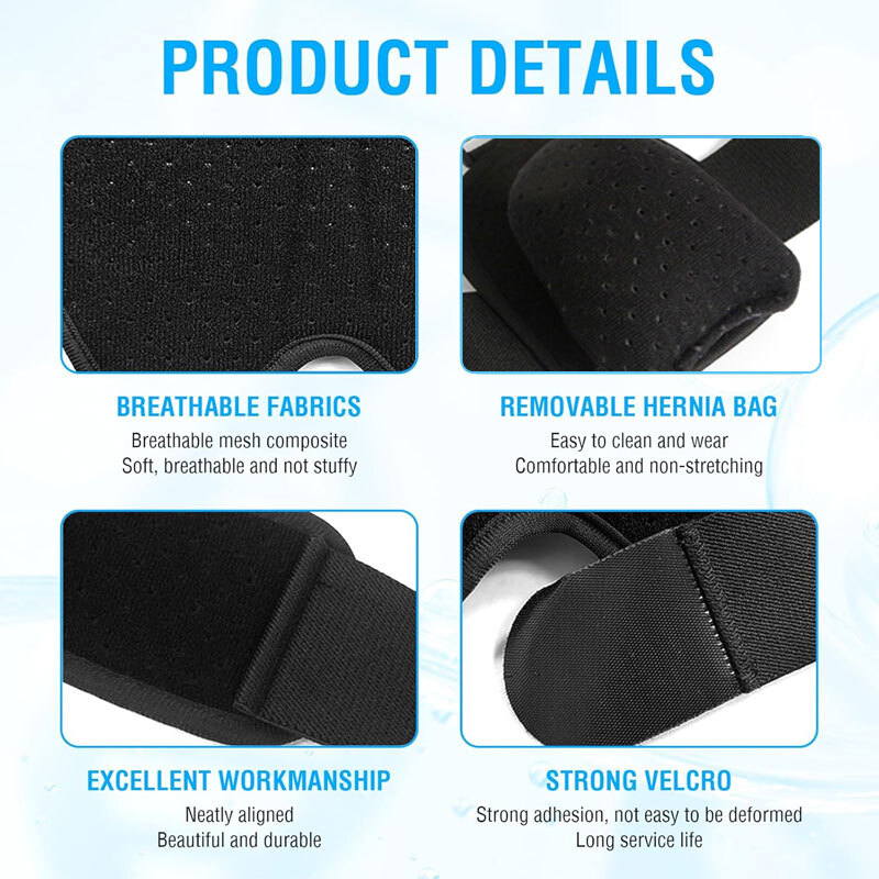 US Men Hernia Support Single Inguinal Groin Hernia Belt Truss Brace Pain Relief