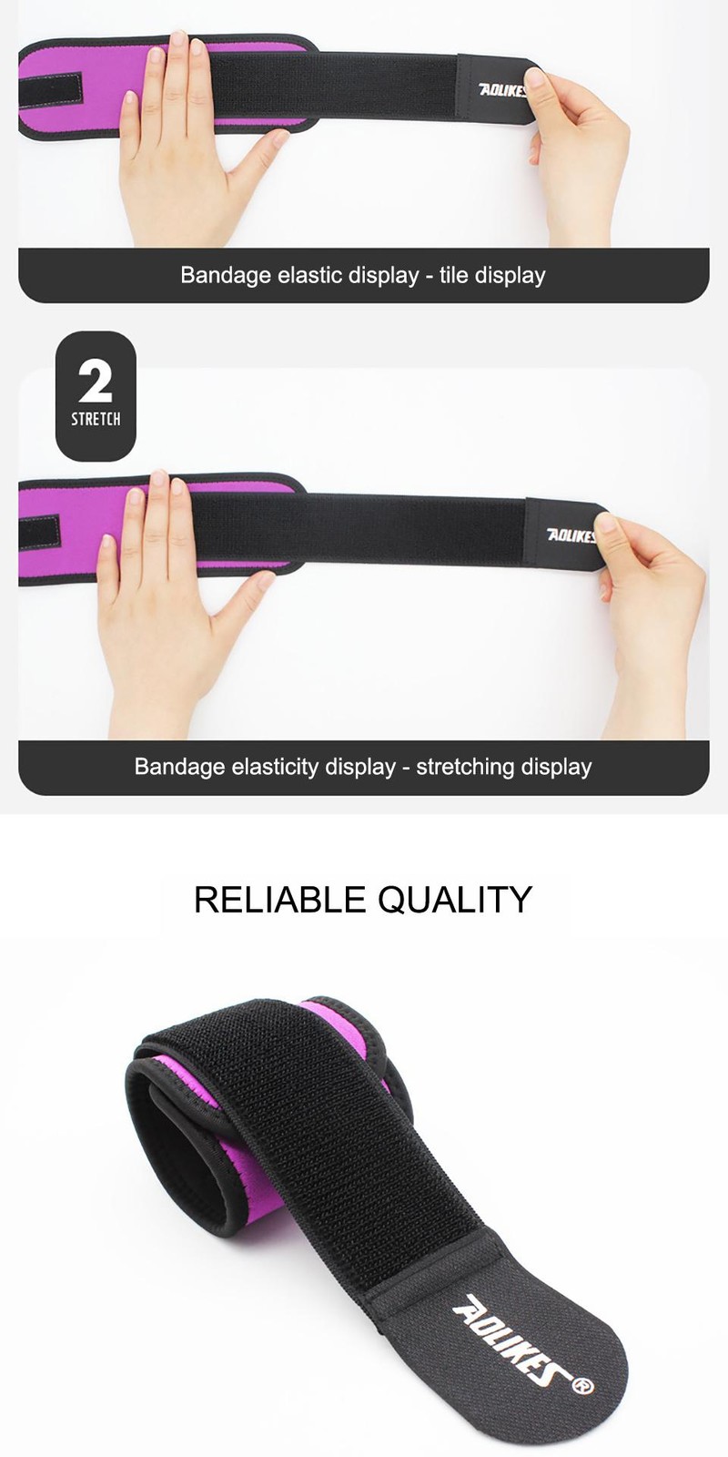 Aolikes 1pcs Wrist Compression Strap and Wrist Brace Sport Wrist Support for Fit