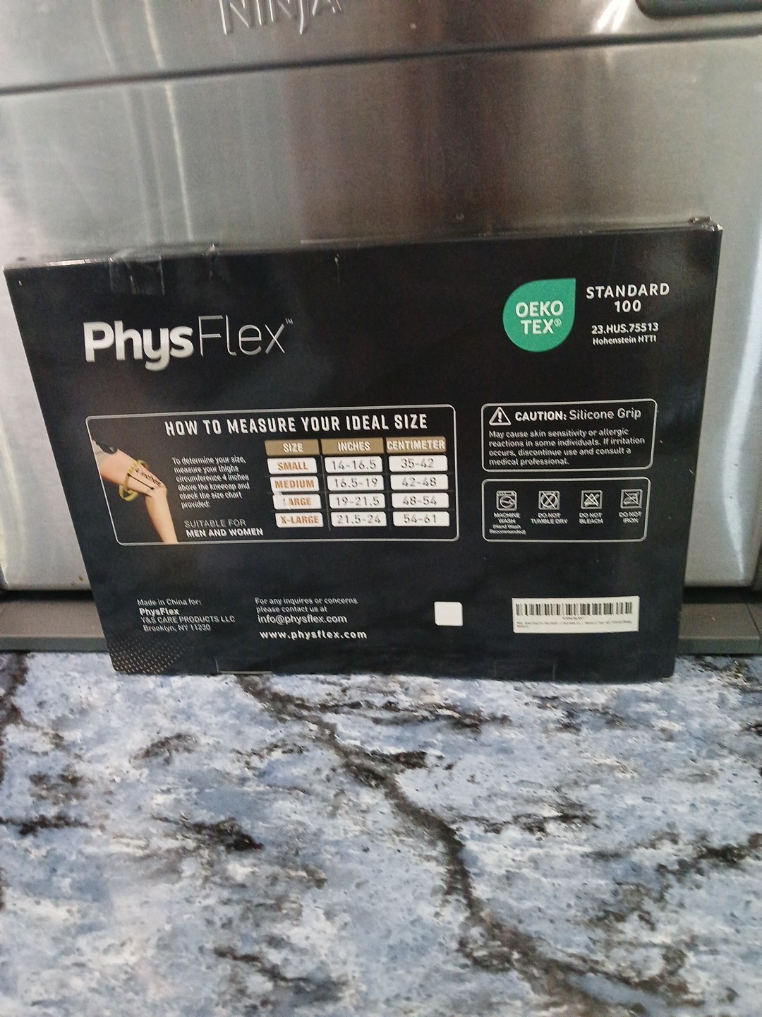 Physflex knee sleeve maximum support size MEDIUM~NIB