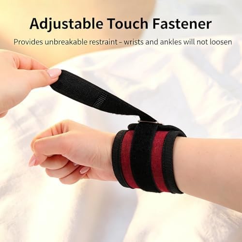 Patient Medical Restraints, Adjustable Bed Restraints Belts for Wrists and Ankle