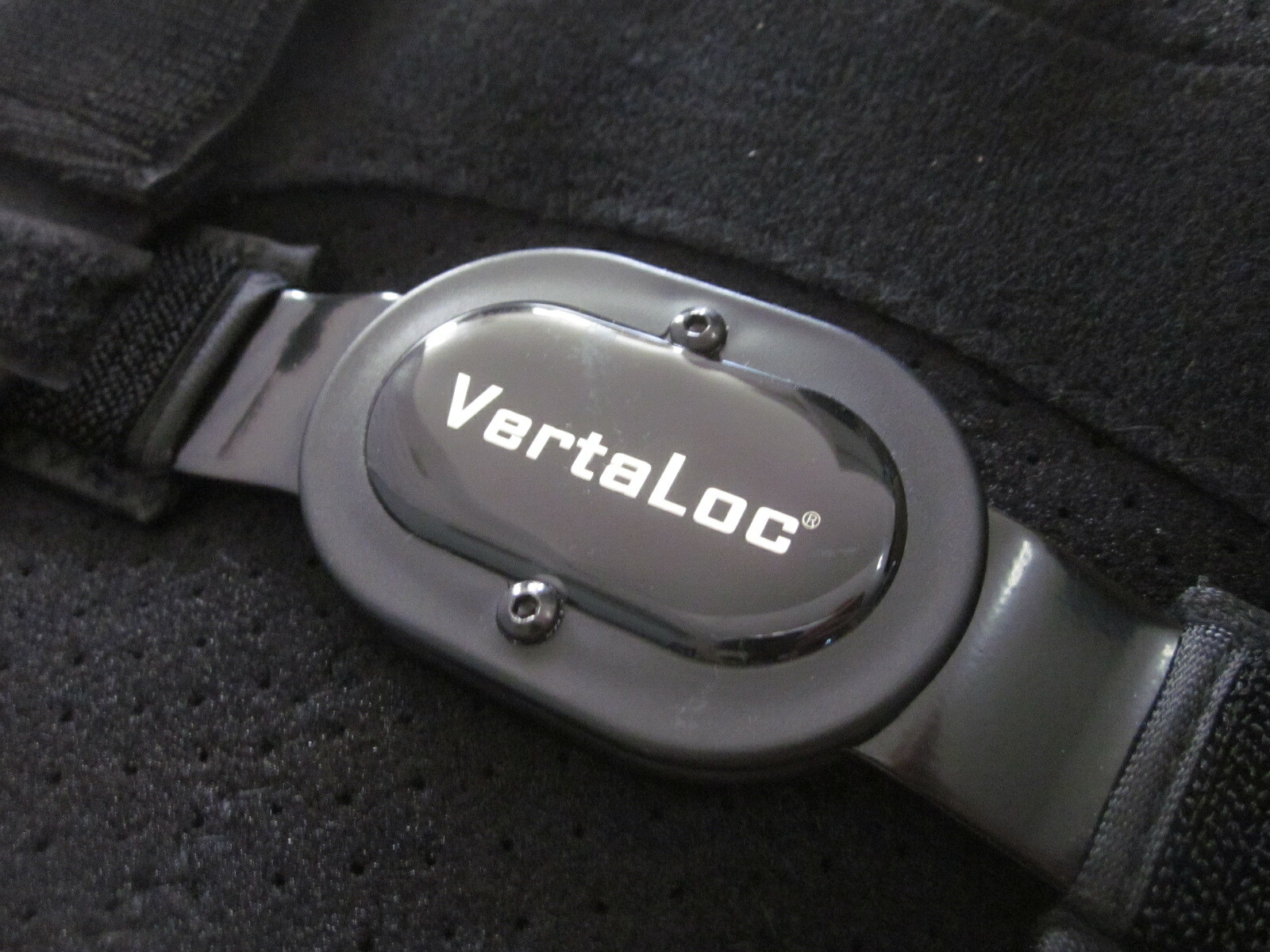 VERTALOC VL711rbb Adjustable Resolution Back Brace w Patient Guide, Black
