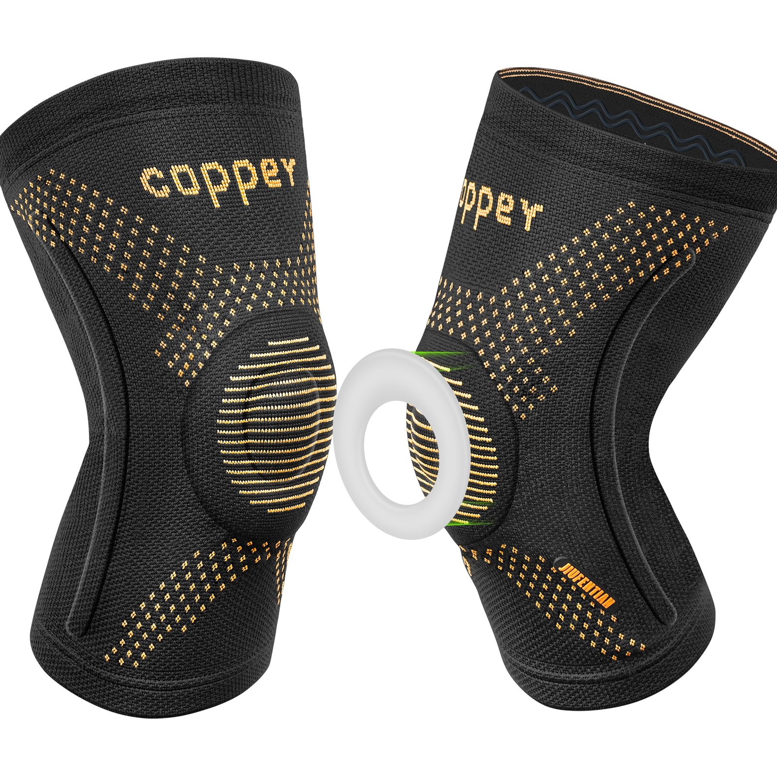 Copper Knee Braces for Arthritis Pain (2 pack)- Professional Knee Suppot with…