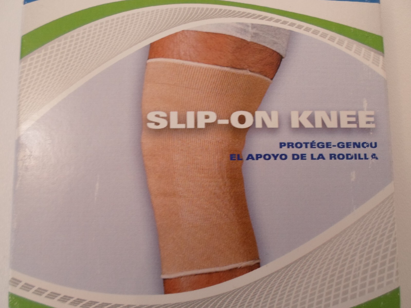 Sport Aid Slip-On Knee Beige X Large (20.5-24″ Knee Circ.)