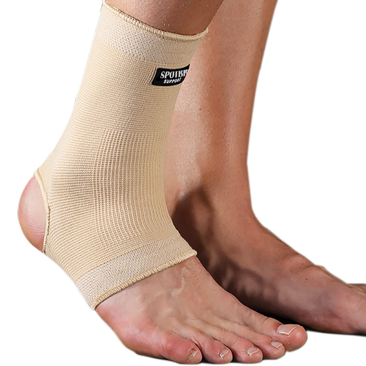 Ankle Brace Compression Sleeve (2 Pack) – Breathable Support for Swelling, Plant