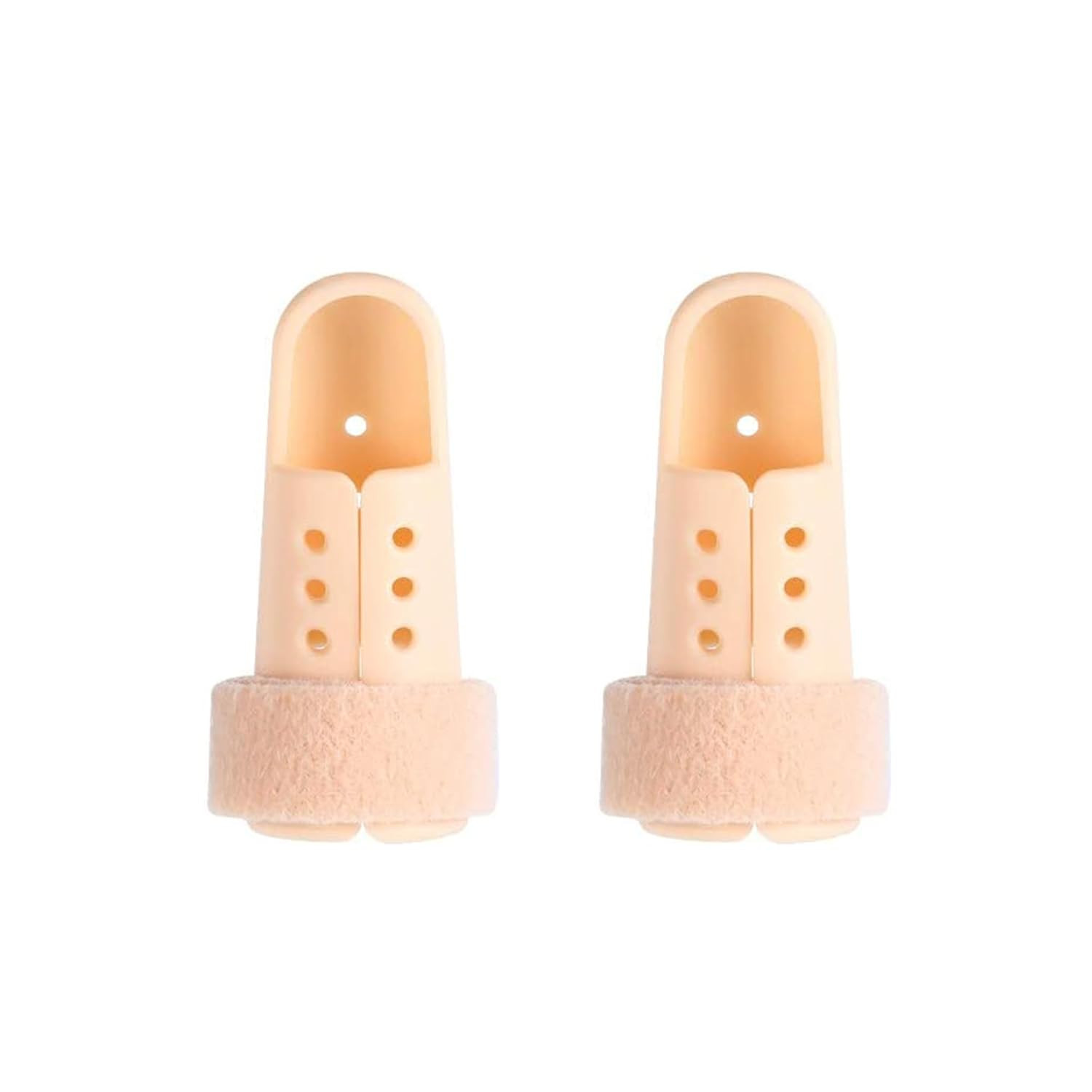 2 Pieces Finger Splint Mallet Finger Support Finger Splint Brace Plastic Protect