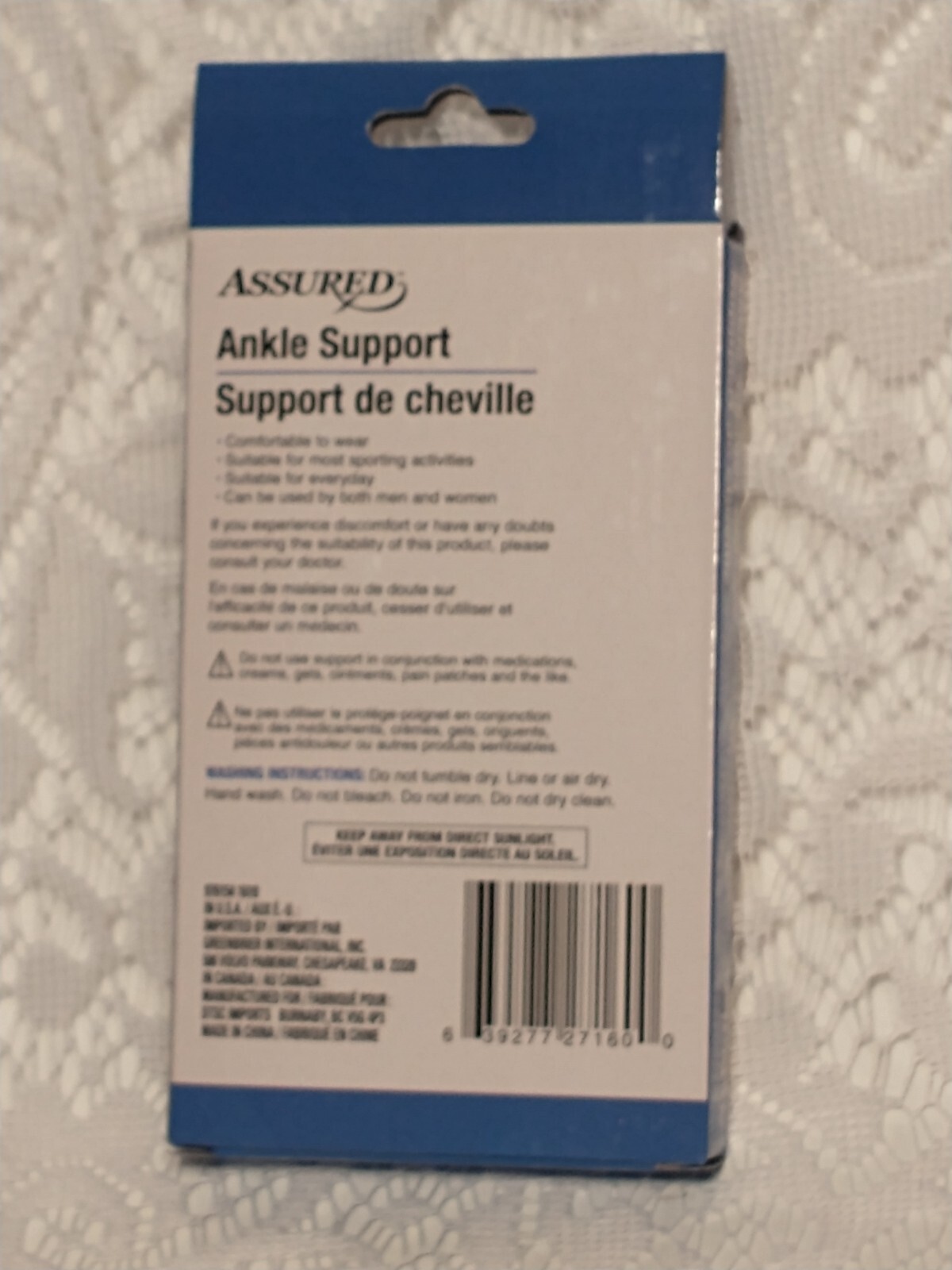 Assured Ankle Support Two Count Ortho Comfortable tblaq1
