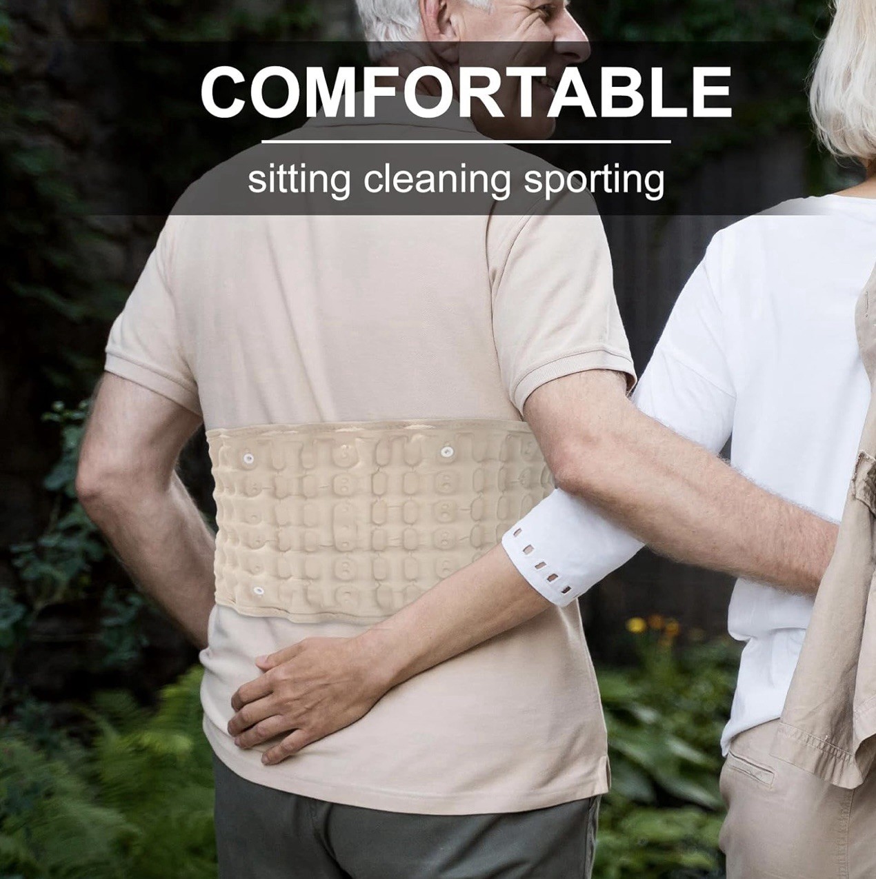 Decompression Back Belt for Lower Back Pain Relief | Lumbar Traction 29-49”