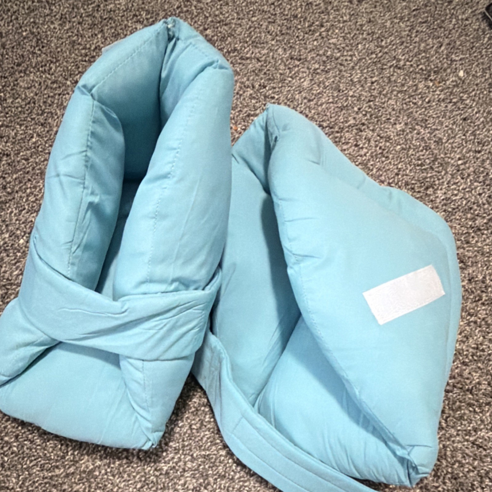 Women’s Blue Puffer Slide Sandals Slippers Comfortable Casual Shoes