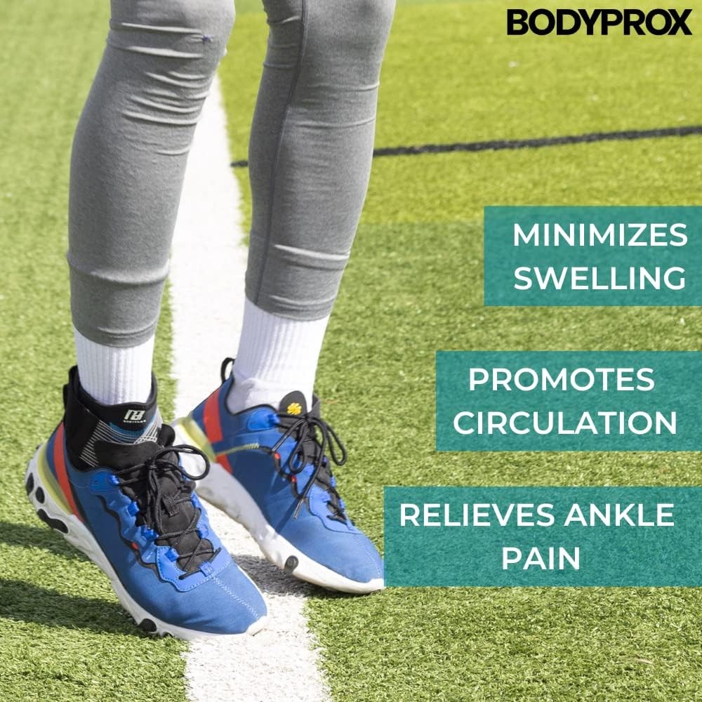 Bodyprox Ankle Brace for Women and Man, Ankle Compression Sleeve, Ankle Support