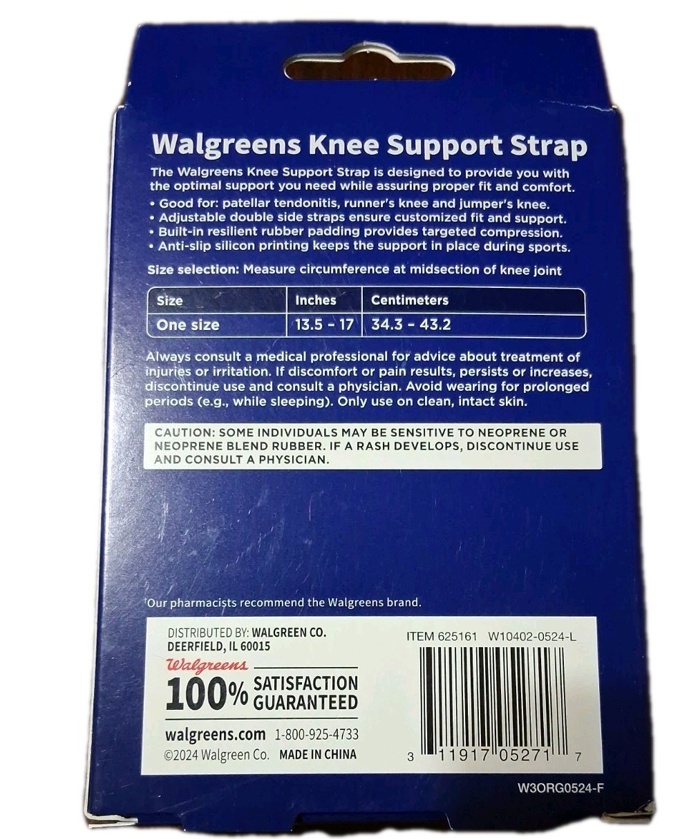 Walgreens Knee Support Strap